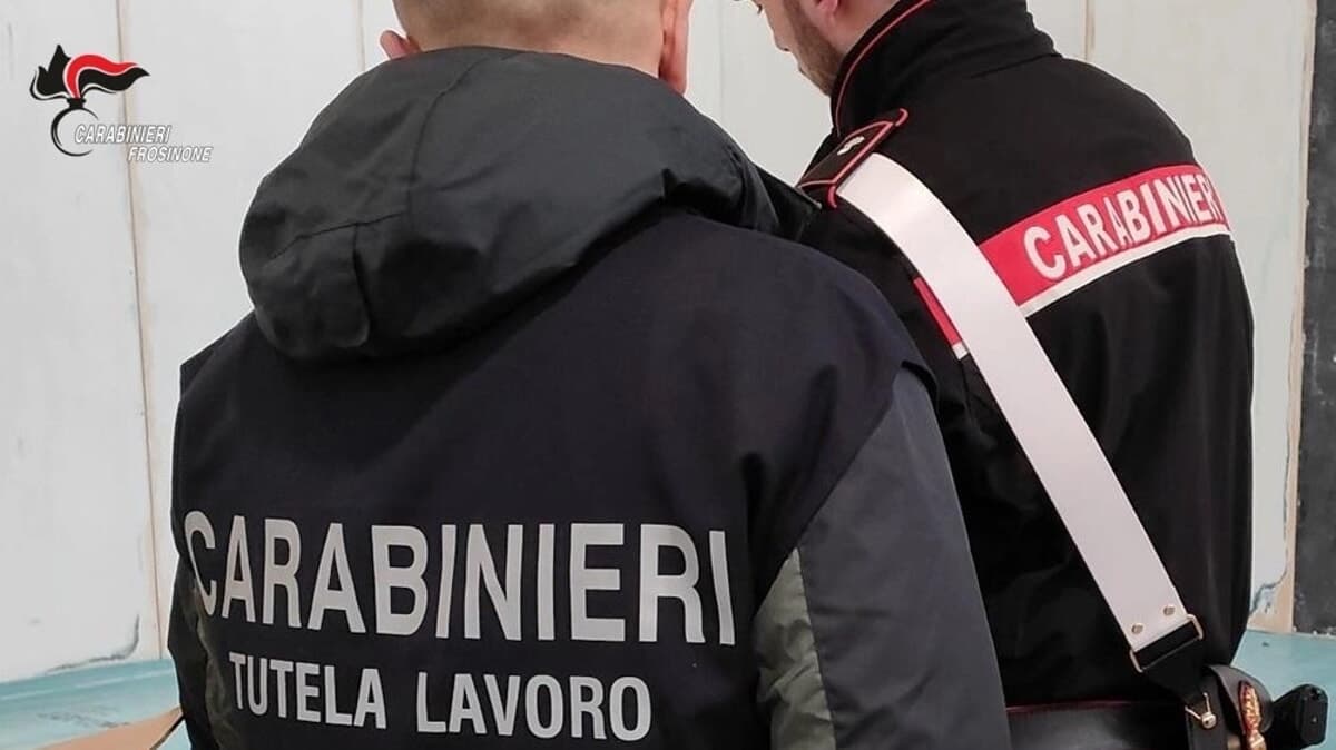 Controlli sul lavoro, irregolarità in un cantiere a Pignataro Interamna