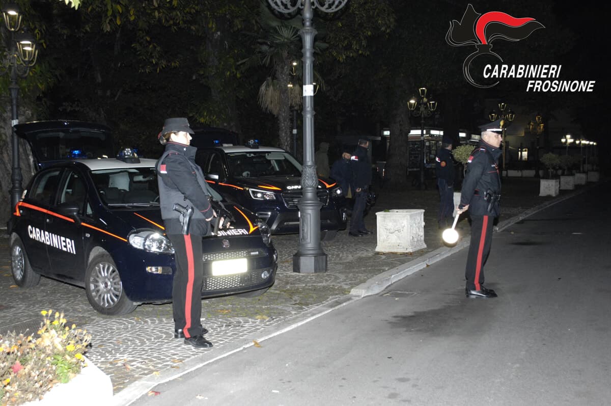Controlli dei carabinieri tra Alatri, Fiuggi e Veroli: droga sequestrata, foglio di via e patente ritirata