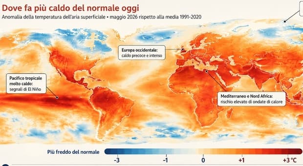  Meteo, perché ondate di calore sempre più forti: dai gas serra a El Niño, cosa ci attende ad agosto 