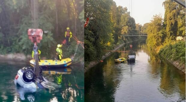  Milano, auto con 9 giovani a bordo precipita in un canale a Senago: morti tre 17enni, il 19enne alla guida era ubriaco 