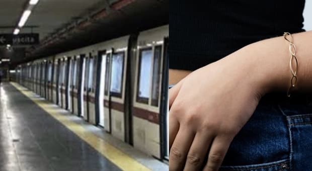  Roma, rubato bracciale d'oro da 1.000 euro sulla metro B: «Ho sentito la spallata, ma pensavo fosse solo una persona maleducata» 