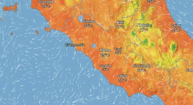  Bomba d'acqua a Roma, quando arriva: dall'allerta calore al temporale improvviso: le previsioni 