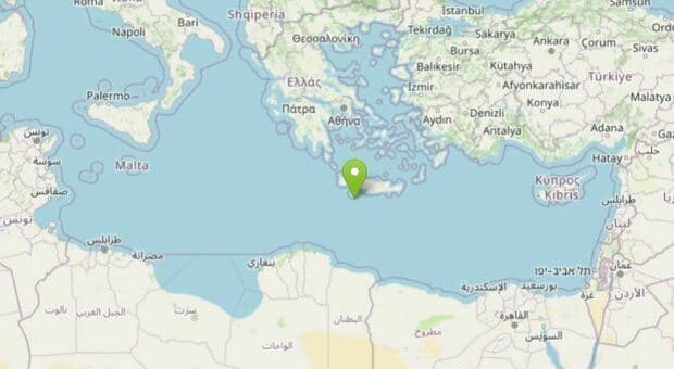  ?Terremoto di magnitudo 5.0 a Creta, paura sull'isola: scossa avvertita fino ad Atene 
