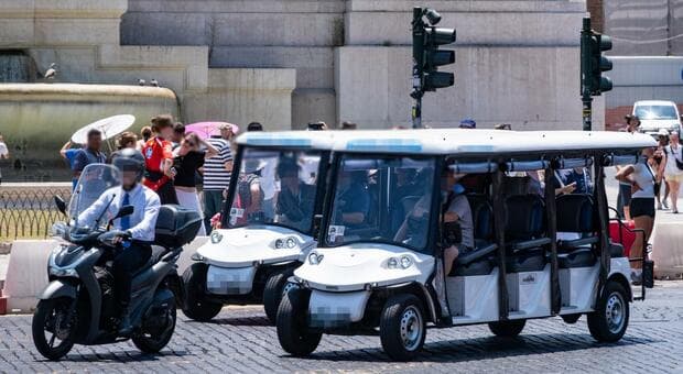  L?invasione delle golf-car soffoca il centro di Roma. «Si segua l'esempio di Firenze con il blocco messo dalla Regione» 