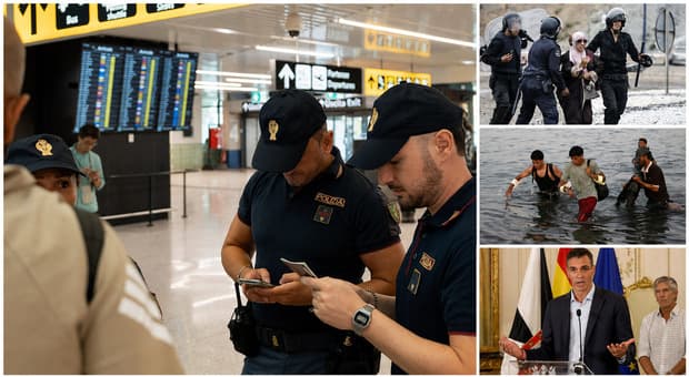  Ceuta, Sanchez: «Stop a Schengen per ignoranza o interessi politici». Lettera da Italia e Danimarca all'Ue, firmano in 22 