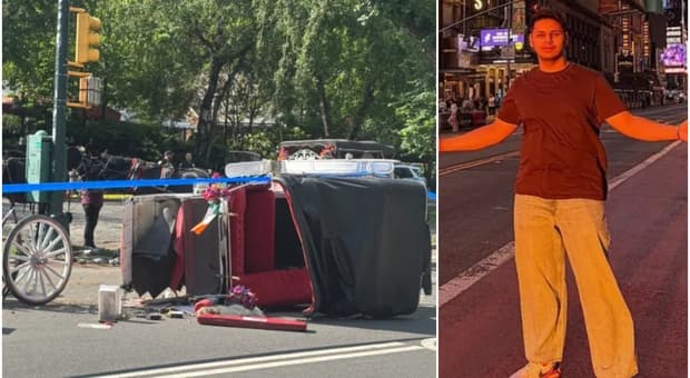  Muore a 18 anni per un cavallo imbizzarrito a New York: la carrozza si rovescia, le urla della famiglia. «Era la loro vacanza dei sogni» 