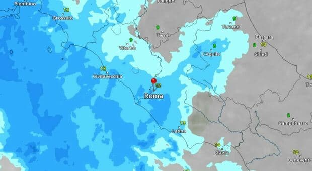  Temporale domani a Roma, forti precipitazioni in arrivo: quando e dove, le previsioni meteo 