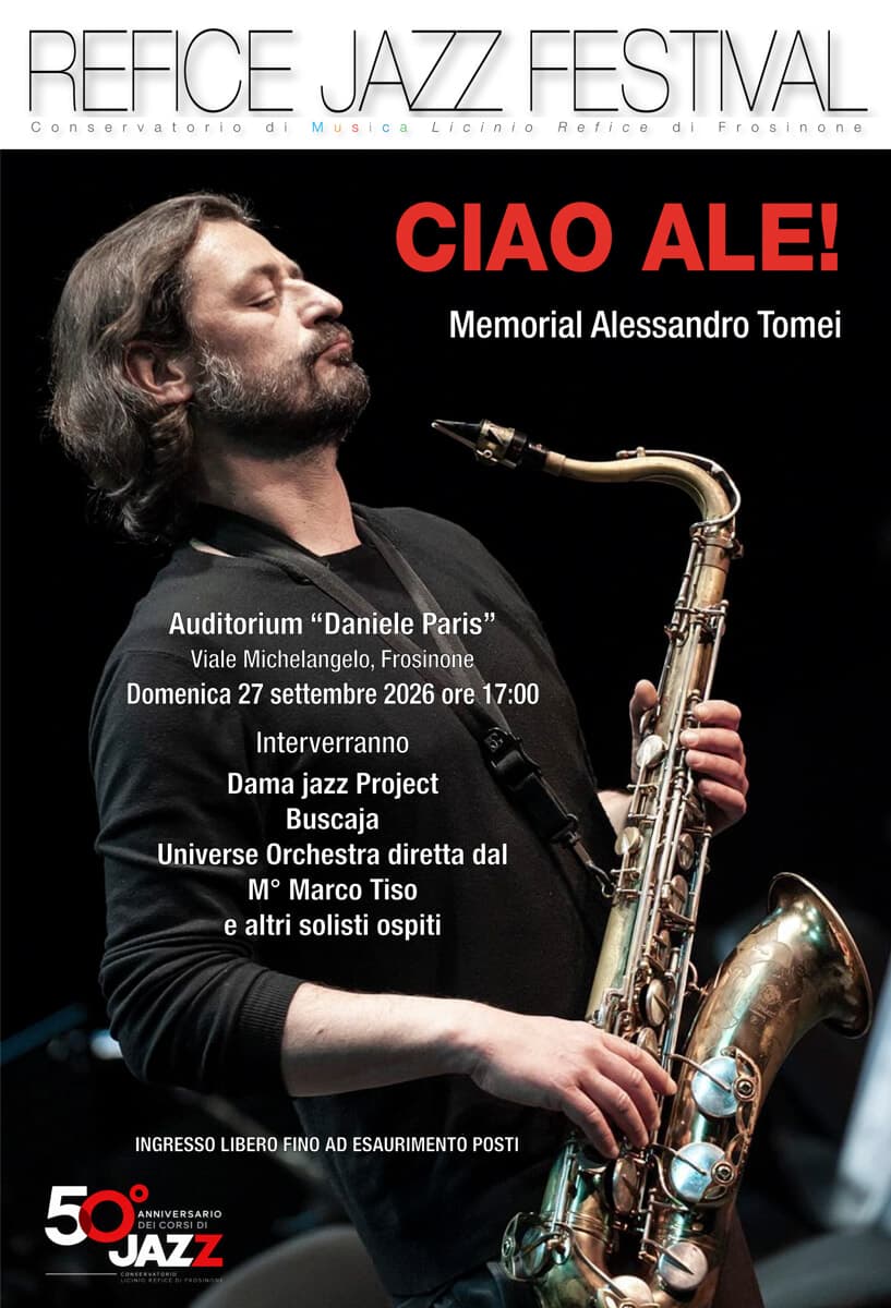 Frosinone, memoriale Alessandro Tomei “Ciao Ale!”