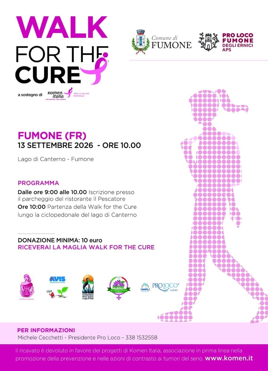 Fumone, Walk for the Cure