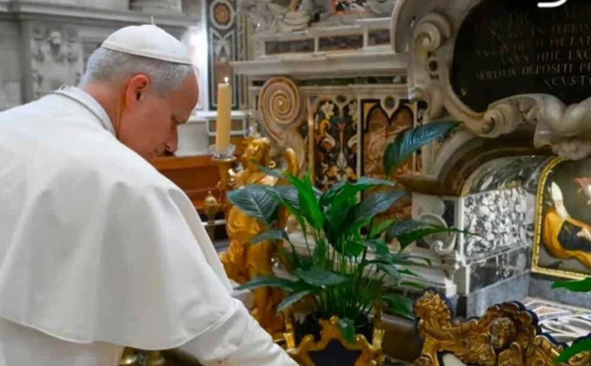 Papa Leone in visita a Montecassino, prima volta per nel ruolo da Pontefice