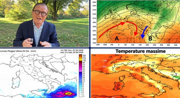  Meteo Giuliacci, torna il caldo. Poi a ottobre arriva aria fredda: ecco di quanto caleranno le temperature 