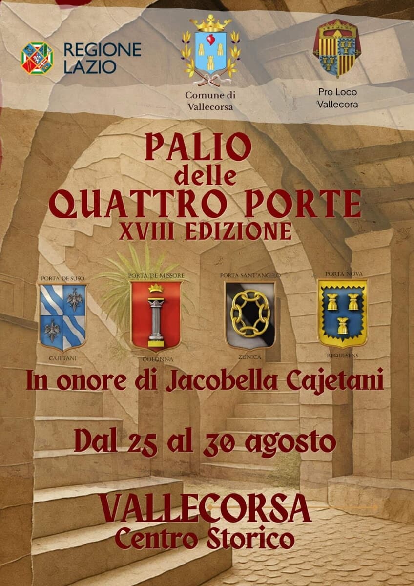 Vallecorsa, il palio delle 4 porte 2026