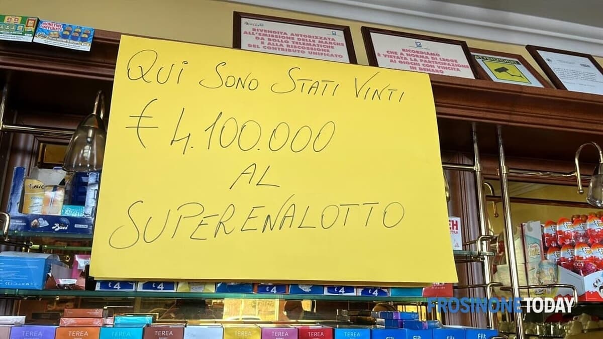 Provincia di Frosinone, vincite milionarie: tutti i grandi colpi degli ultimi 10 anni