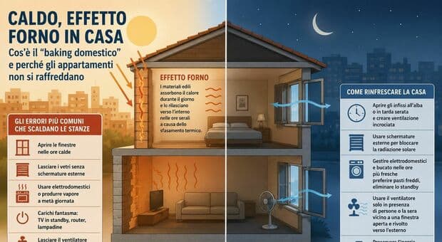  Caldo, effetto forno in casa: cosa è il ?baking domestico? e quali sono gli errori da evitare 