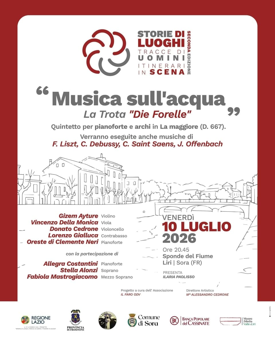 Sora, “Musica sull’acqua – La Trota. Die Forelle”
