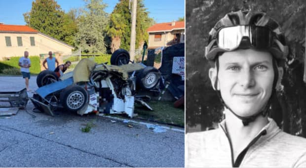  Auto da rally si schianta: il 35enne Mirco Celin muore sul colpo. «Prima la frenata folle, poi un boato devastante» 