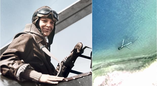  Amelia Earhart, l'oggetto individuato dal satellite non è il suo aereo (ma un albero): resta il mistero sulla morte dell'aviatrice dei record 