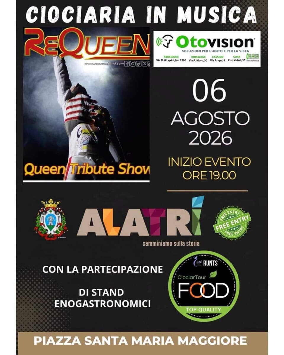 Alatri, ReQUEEN: Queen Tribute Show