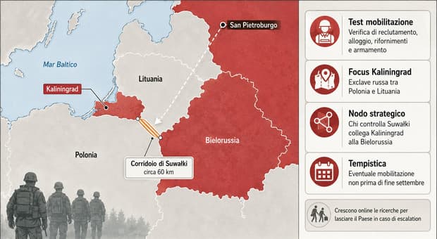  Guerra, Putin apre un nuovo fronte? l'importanza di Kaliningrad e il possibile piano sul corridoio di Suwa?ki 