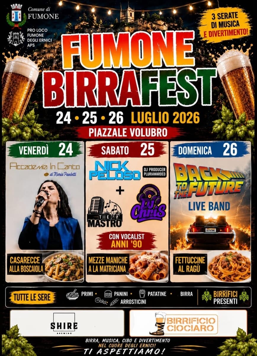 Fumone, Birrafest 2026