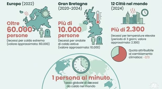  «L?ondata di caldo in corso è la più violenta e diffusa mai registrata nella storia europea» 