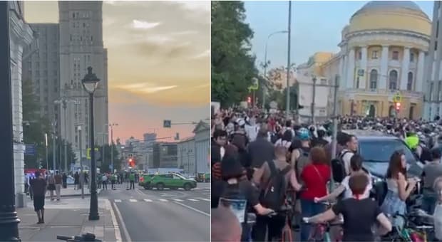  Mosca, esplosione in un caffè nel centro: 3 morti e almeno quindici feriti, panico in strada 