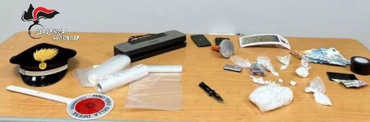 Cassino, cocaina per oltre 20mila euro: arrestato 46enne. Sequestrati 250 grammi di droga