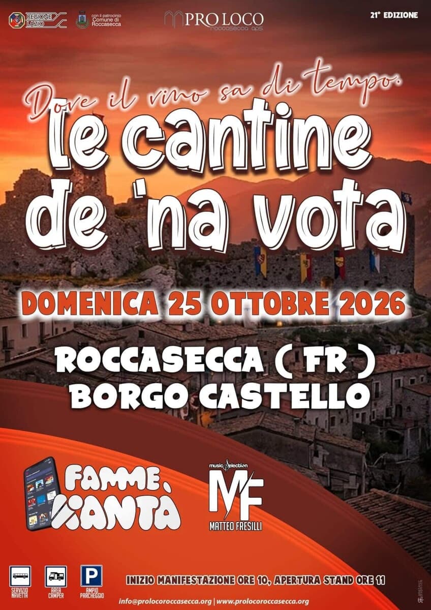 Roccasecca,  “Cantine de ‘na vota”