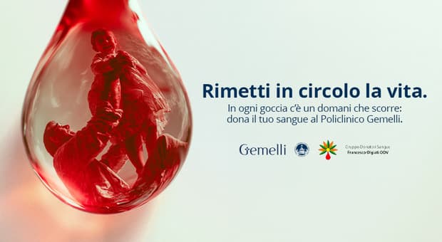  Al Gemelli ?Rimetti in circolo la vita?: la donazione di sangue diventa un gesto per il futuro 
