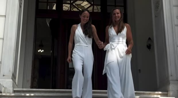  Amanda Embriaco, la campionessa paralimpica si sposa con Lidia Compare a Sanremo 