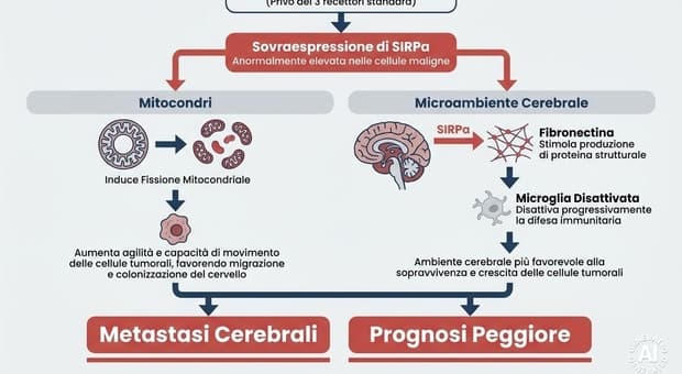  «Tumore al seno, ecco la proteina responsabile della diffusione nel cervello» 