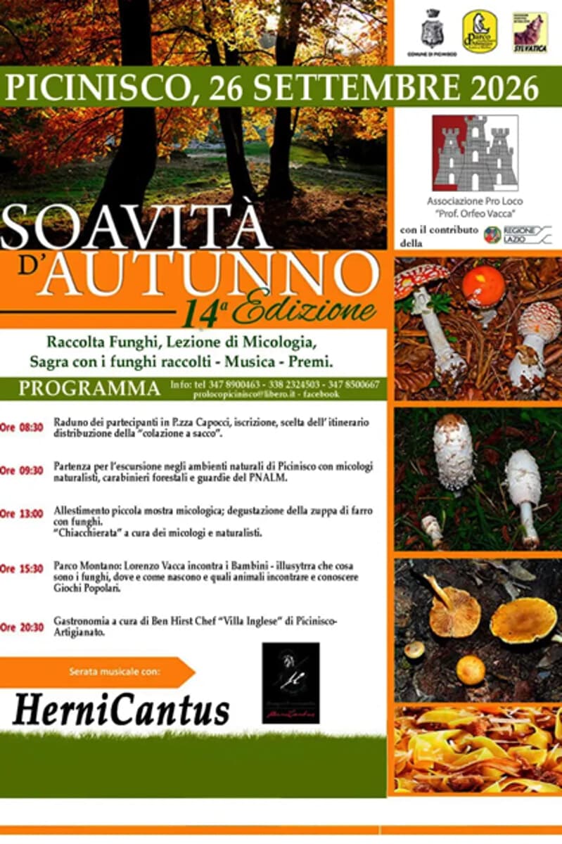 Picinisco, Soavità d'autunno