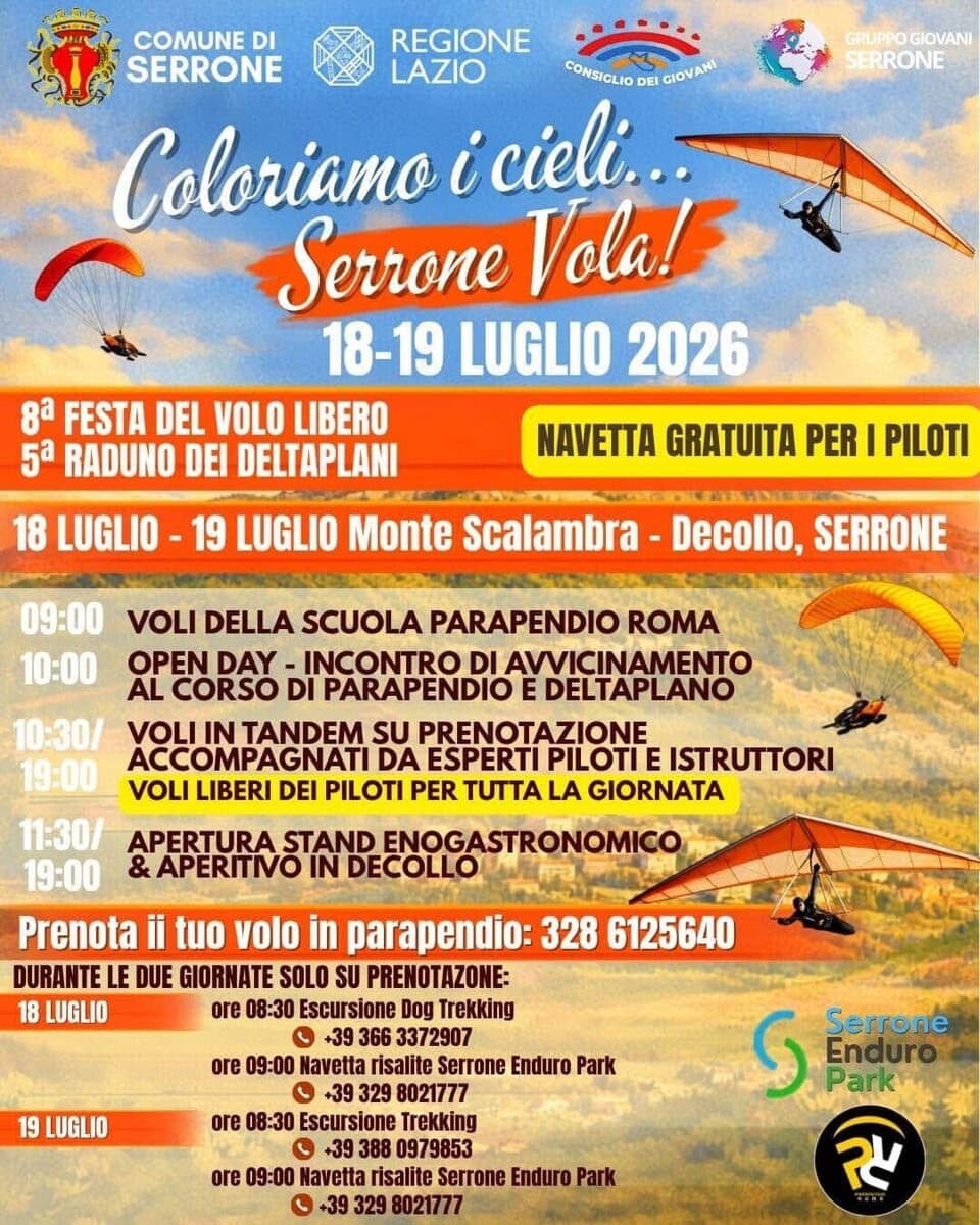 Coloriamo i Cieli… Serrone Vola!