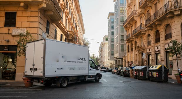  Roma, arrivano le nuove regole per il carico e scarico: ipotesi stop ai mezzi merci dalle 8 alle 18 