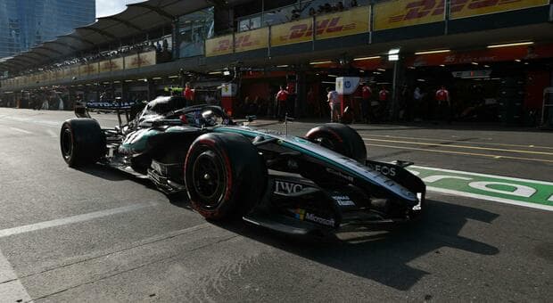  Antonelli a muro nelle qualifiche del GP di Azerbaijan, partirà solo 16°: Russell continua a volare 