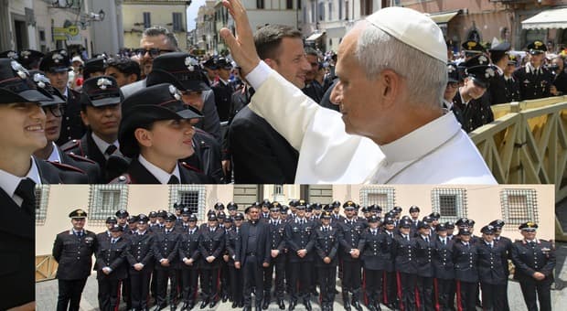  Papa Leone incontra gli Allievi Carabinieri del 2° Reggimento: il messaggio di unità e di speranza a Castel Gandolfo 
