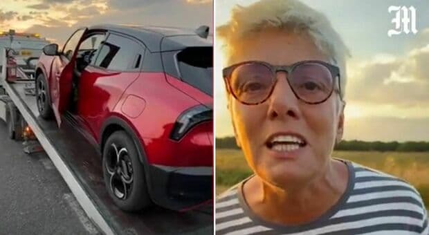  Imma Battaglia, l'auto si ferma improvvisamente in autostrada a 120km/h: «Poteva essere una strage» 