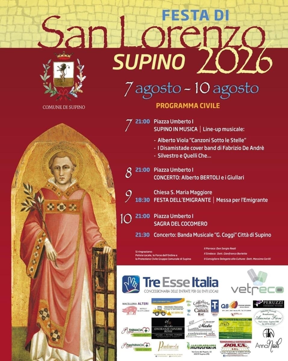 Supino, festa di San Lorenzo