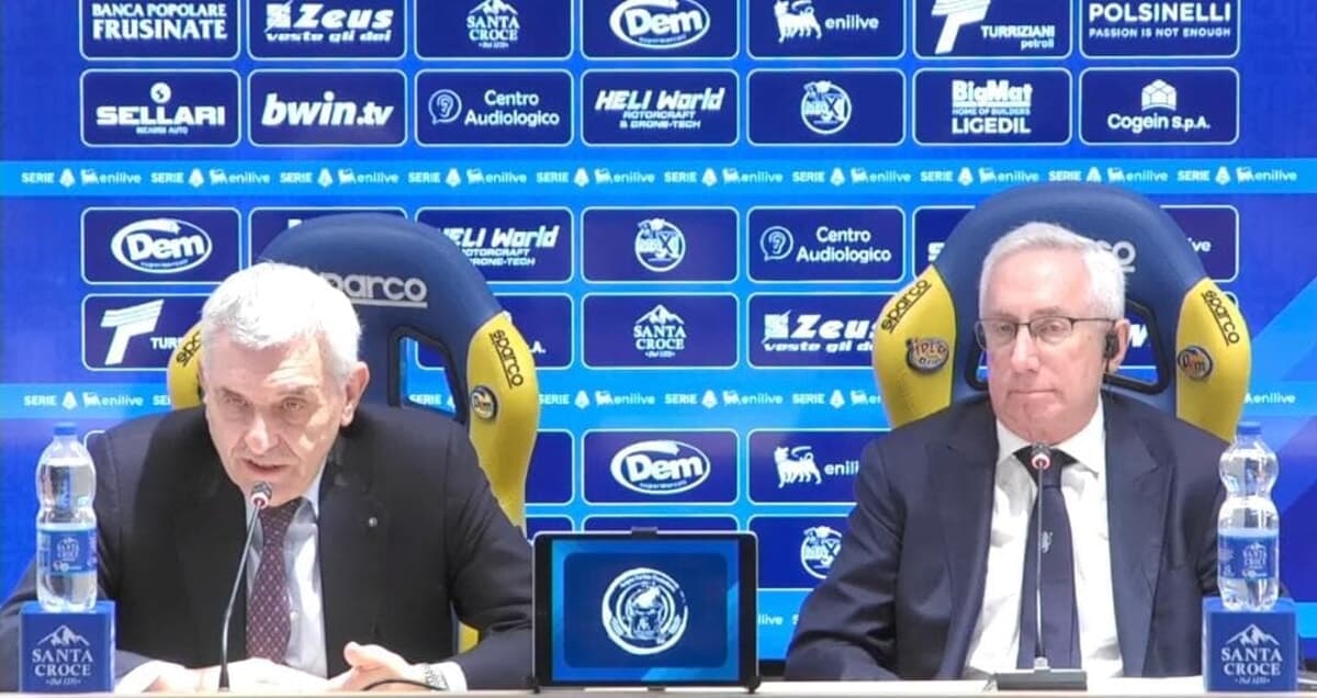 Frosinone, Stirpe e Gold fanno il punto: “Investiti 32 milioni. Vogliamo restare stabilmente in Serie A”