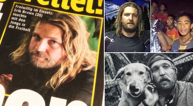  Morto a 44 anni Erik Brown, l'eroe della grotta allagata: 63 ore sott?acqua per salvare 12 ragazzi 