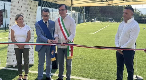  Bellegra, inaugurato il nuovo campo di calcio. A Subiaco restano fermi pista ciclabile e lavatoi 