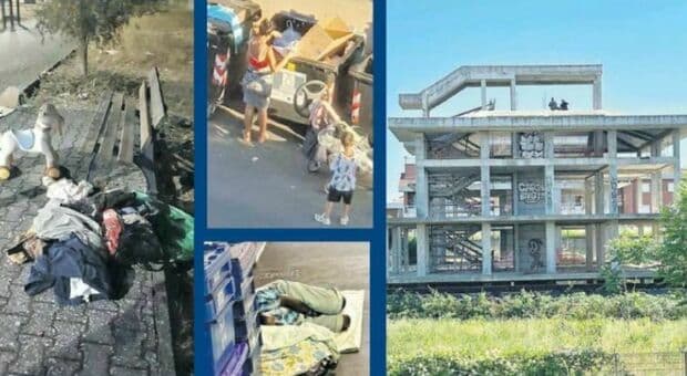  Roma, il palazzo degli orrori di Tor Sapienza di nuovo occupato: qui a maggio fu violentata una donna. I residenti: «Ci vivranno 300 persone, drogati e ubriachi» 