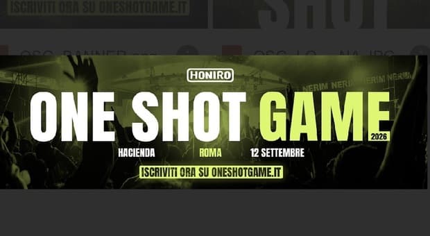  One Shot Game torna a Roma: il contest di Honiro Label che punta a scoprire i protagonisti della nuova musica italiana 