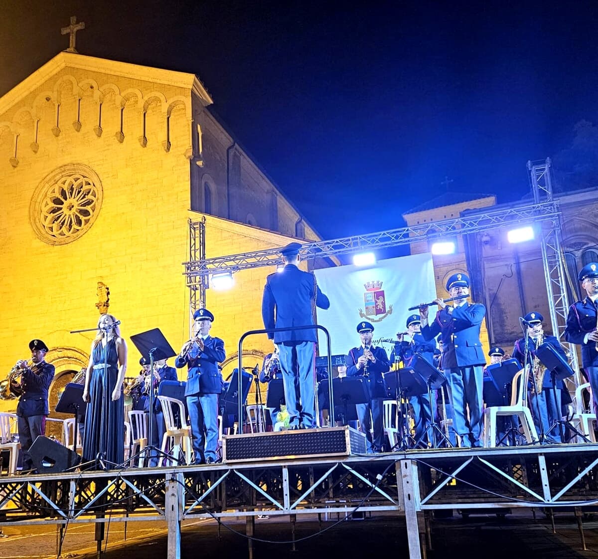 Sant’Apollinare, la Fanfara della Polizia di Stato in concerto: musica e legalità al centro dell’evento