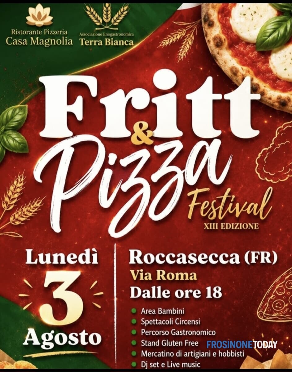Roccasecca, "Fritt&Pizza festival"