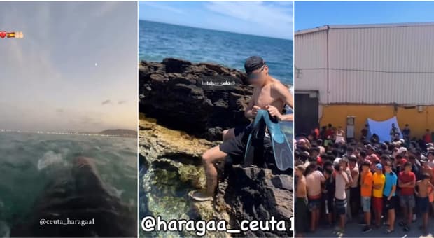  Ceuta, appello sui social per nuovo assalto il 15 agosto: link per vendita di pinne e mute da sub. «Quel giorno tutto avrà senso» 