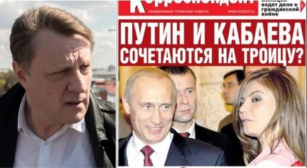  Putin, morto il giornalista nemico: rivelò la sua relazione segreta con la ginnasta ?Alina Kabaeva. «Ha ingerito funghi velenosi» 
