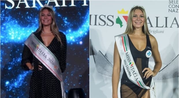  Sarah Rizea è Miss Italia 2026: nuotatrice artistica e atleta delle Fiamme Oro, ha 18 anni e rappresenta la Liguria 