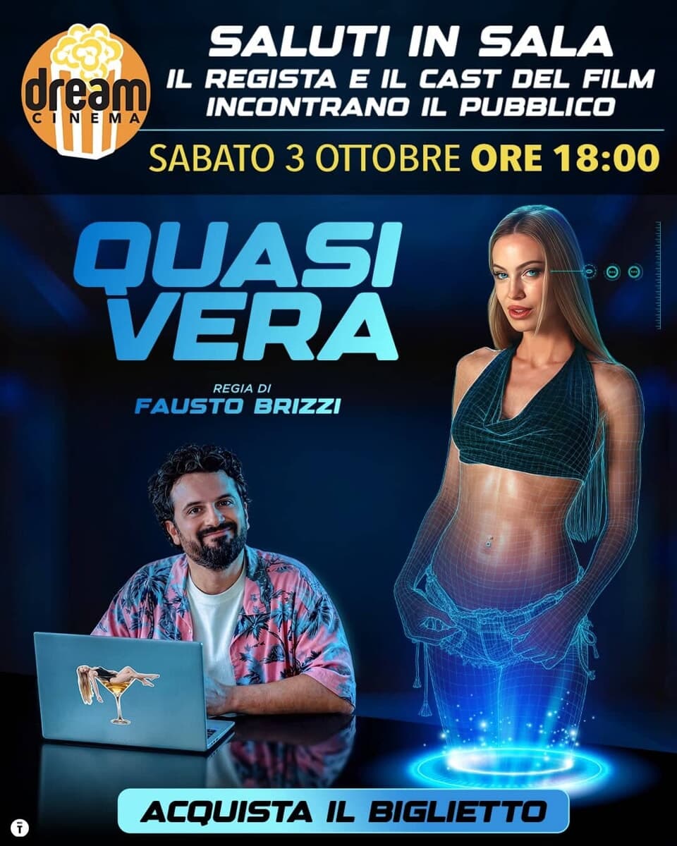 Frosinone, Frank Matano e Taylor Mega presentano il film "Quasi vera"