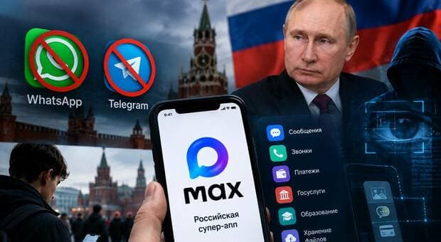  Max, la nuova super app (di cui Putin è proprietario) per spiare i cittadini russi: come funziona l'equivalente di Telegram e Whatsapp 